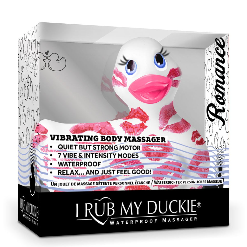 I Rub My Duckie - Vibrierendes Badeentchen 2.0 Romance - Schwarz/Gold