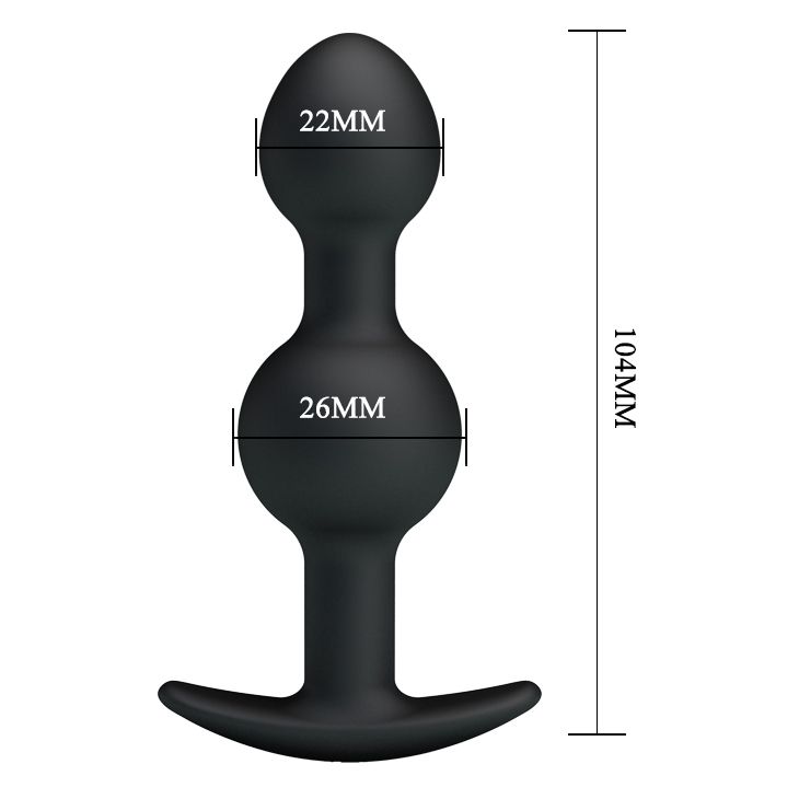 Gewichteter doppelter Analplug
