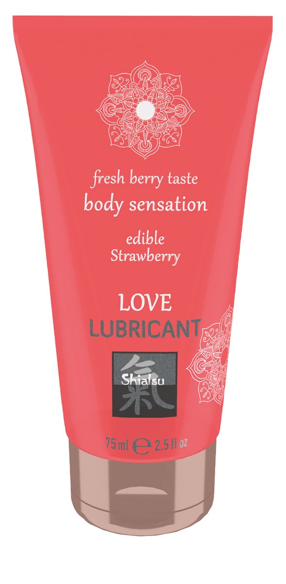 Love Essbares Gleitgel - Erdbeere