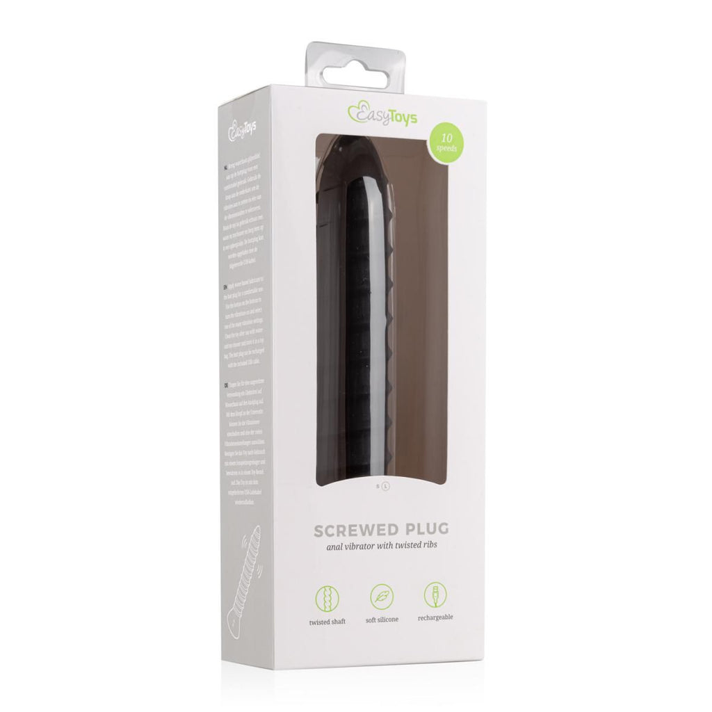 Screwed - Analer Vibrator mit Schraubendesign - Large