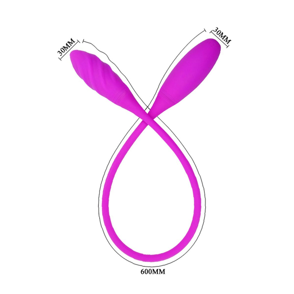 Snaky Vibe - Flexibler Vibrator mit Zwei Vibrierenden Enden - 7 Stufen