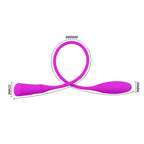 Snaky Vibe II - Vibrator mit 2 Vibrierenden Enden - 7 Vibrationsstufen