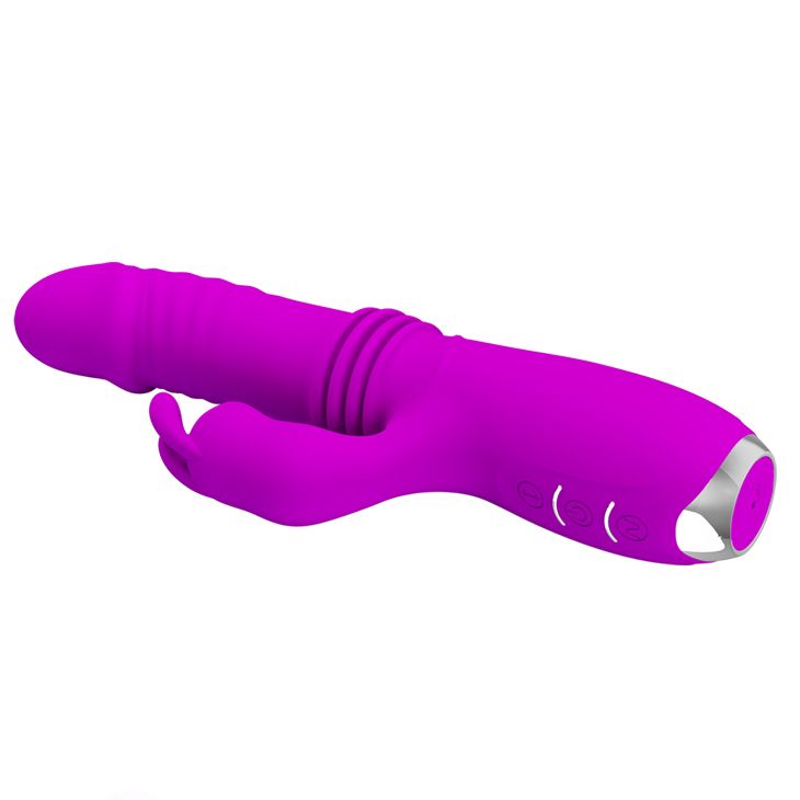Dorothy - Stoßender Rabbit Vibrator mit Rotation und Klitoris-Stimulator - 12 Vibrationsmodi