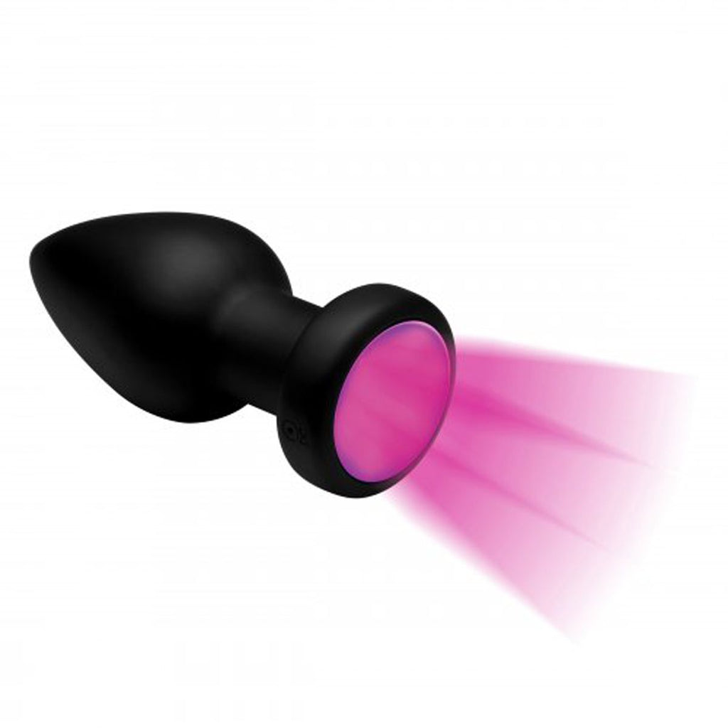 Booty Sparks - Vibrierender Butt Plug mit LED-Beleuchtung - Mittel