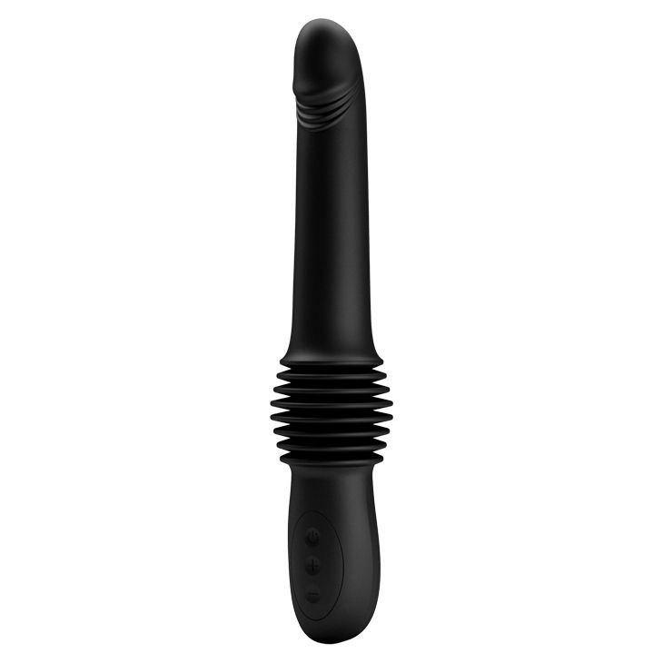 Pazuzu - Stoßvibrator mit Geriffelter Spitze - 36 cm