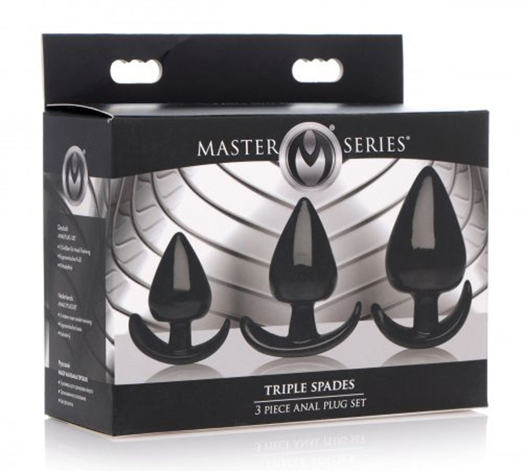 Triple Spades 3-teiliges Analplug Set