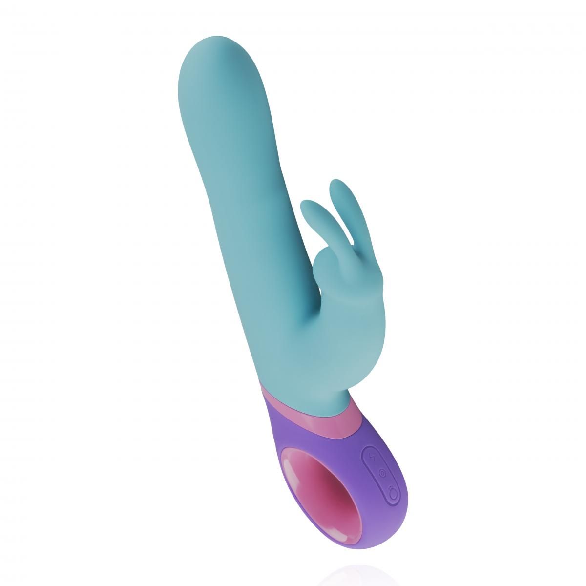 Meta - Rabbit Vibrator mit 3 Motoren und Rotationsfunktion - Mehrfarbig