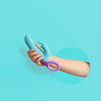 Meta - Rabbit Vibrator mit 3 Motoren und Rotationsfunktion - Mehrfarbig