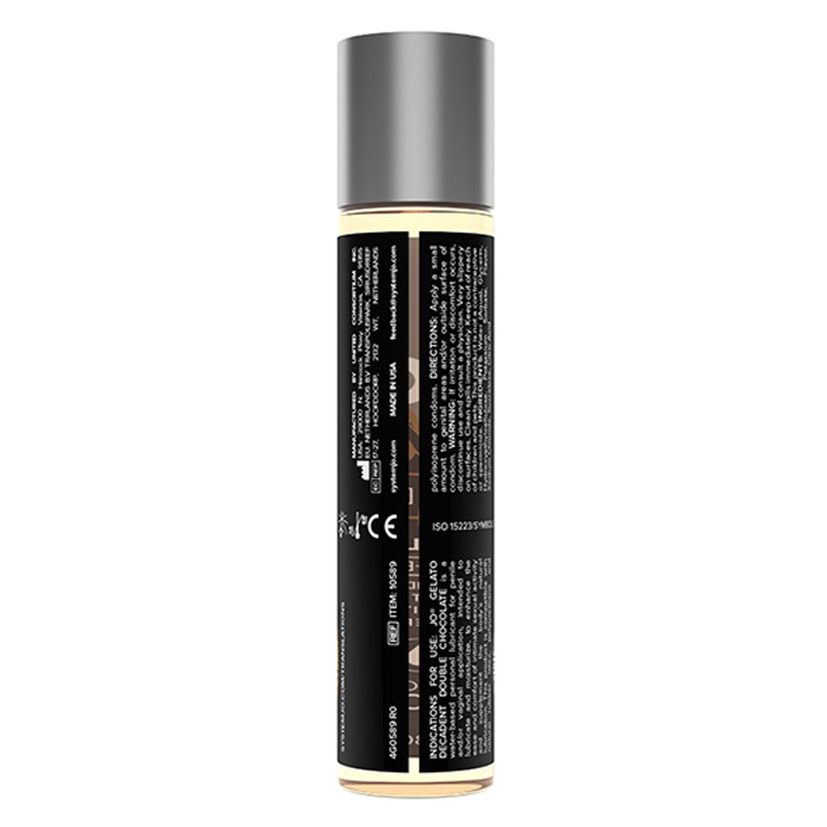 JO Gleitgel Double Chocolate auf Wasserbasis, 30 ml, vegan