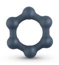 Boners Hexagon Penisring mit Stahlkugeln