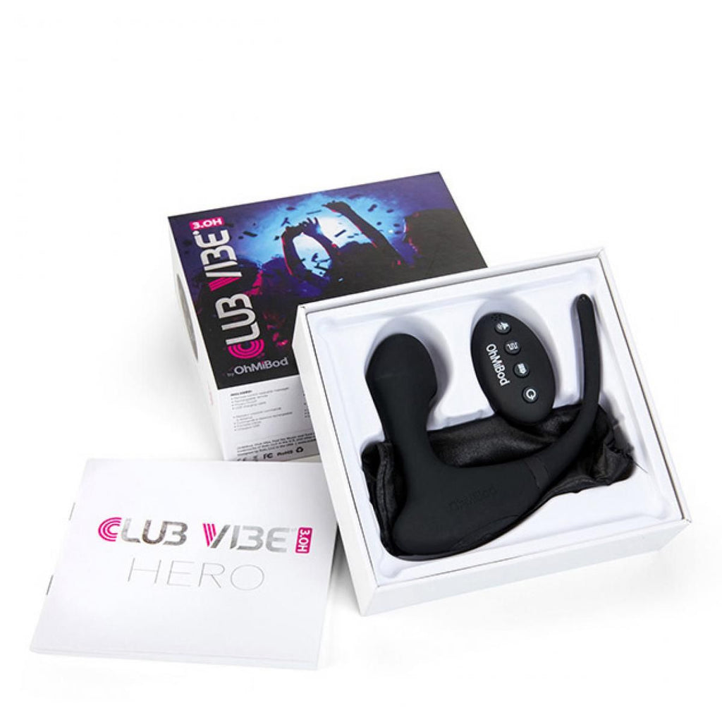 OhMiBod - Club Vibe 3.OH Hero Tragbarer Anal-Plug mit Musikfunktion - Aufladbar