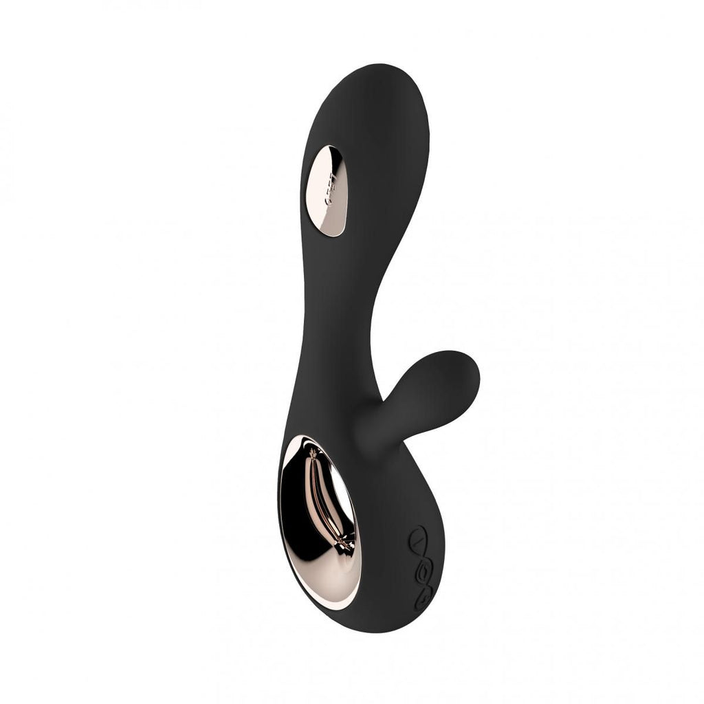 LELO - Soraya Wave G-Spot-Vibrator - Rabbit-Vibrator mit WaveMotion - Midnight Blue