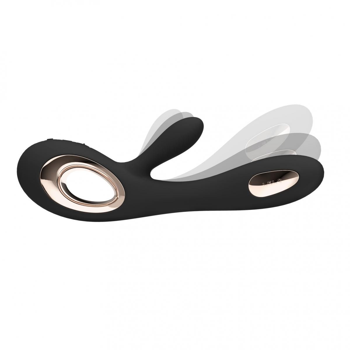 LELO - Soraya Wave G-Spot-Vibrator - Rabbit-Vibrator mit WaveMotion - Midnight Blue