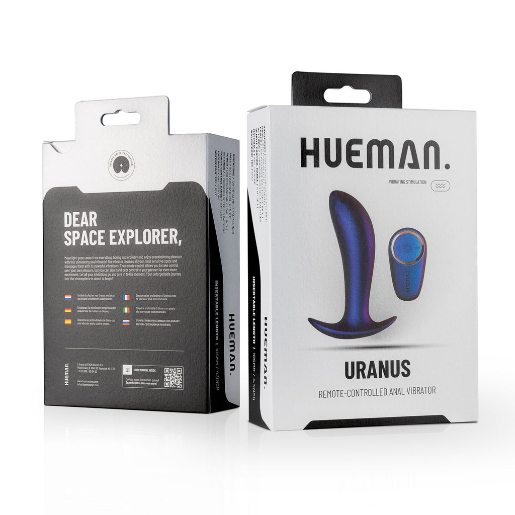 Hueman - Uranus Anal-Vibrator mit Prostatastimulation - 10 Vibrationsstufen