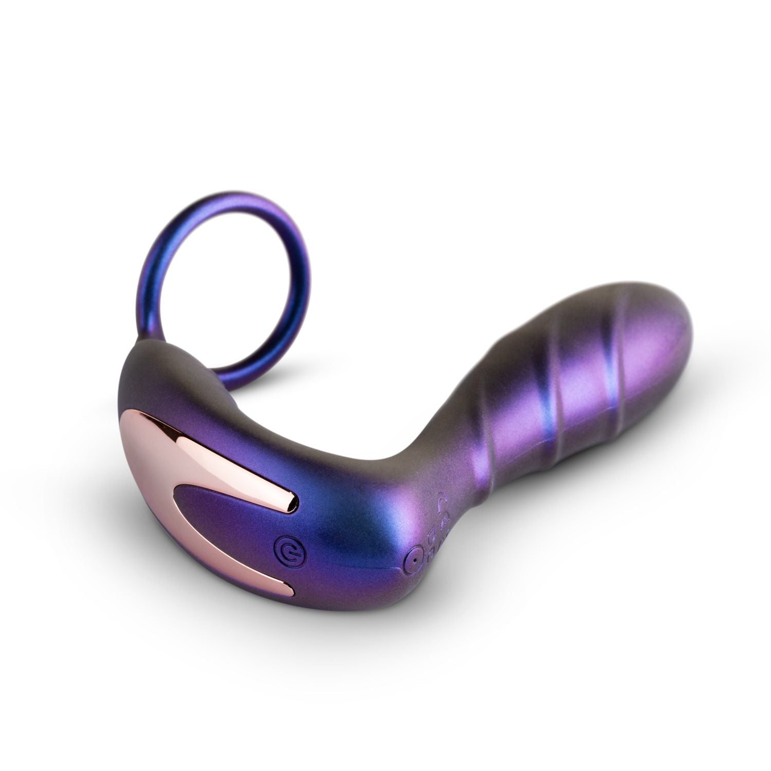 Hueman - Black Hole Anal Vibrator mit Cockring - 10 Vibrationsstufen