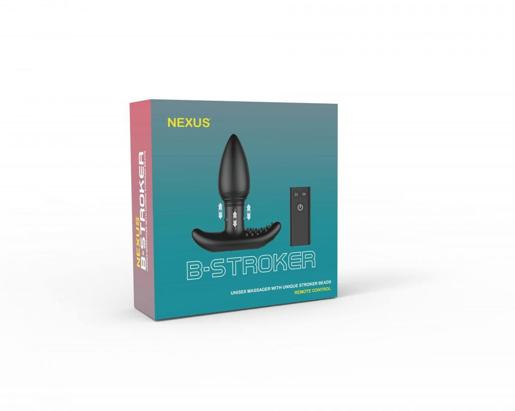 Nexus - B-Stroker Vibrierender Buttplug - Silikon mit Fernbedienung