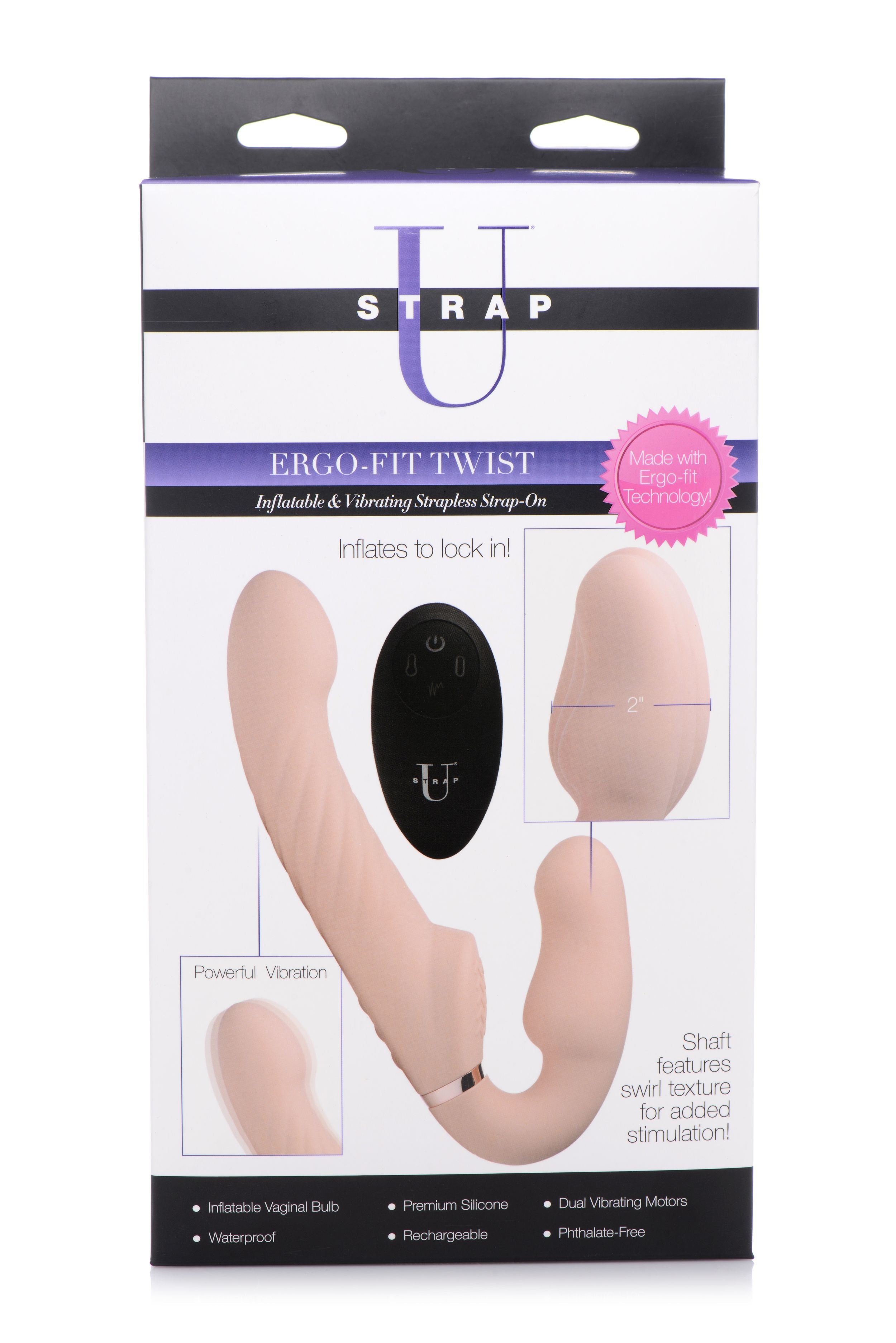 Swirl Vibrierender halterloser Strap-on