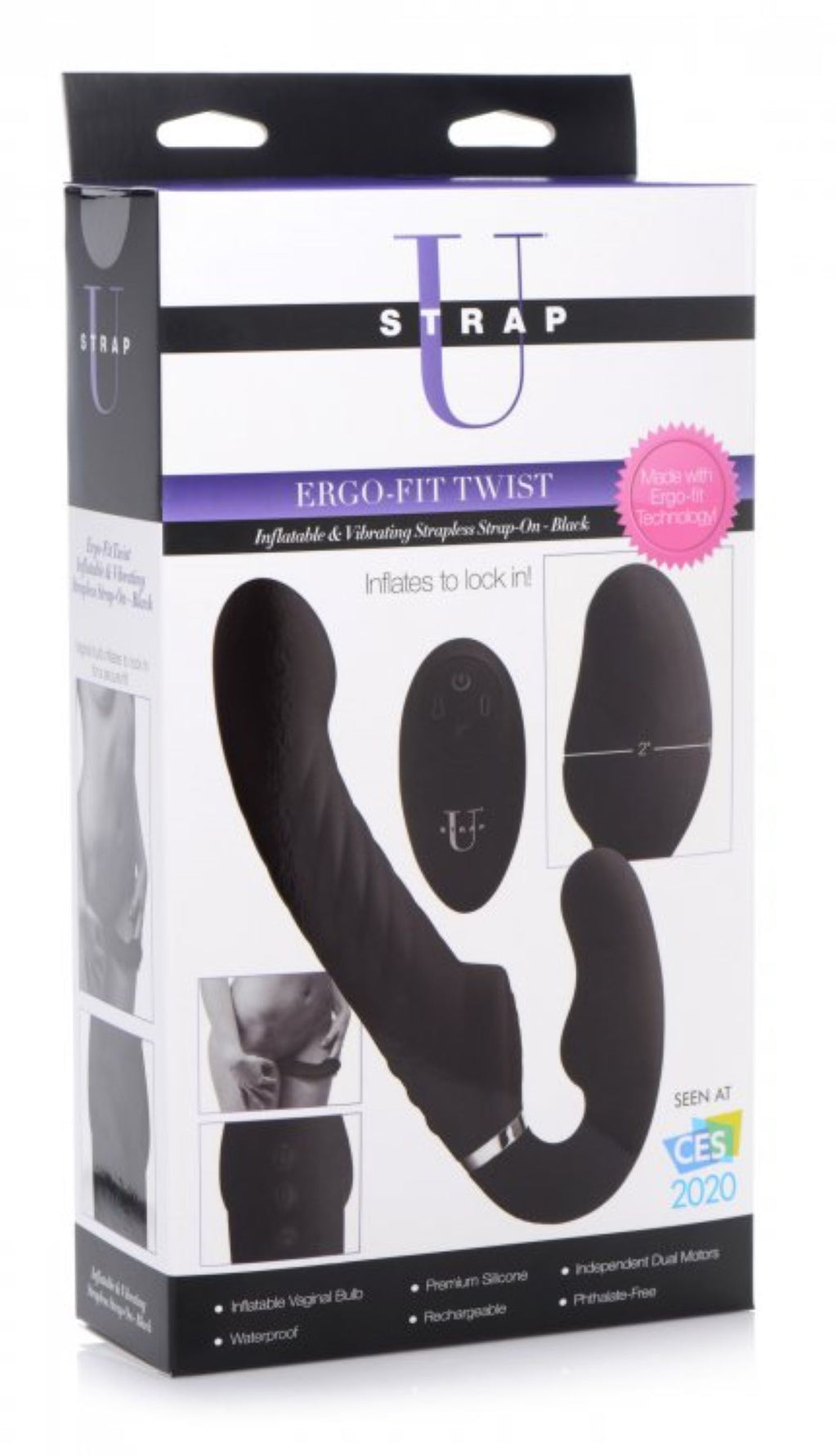 Swirl Vibrierender halterloser Strap-on