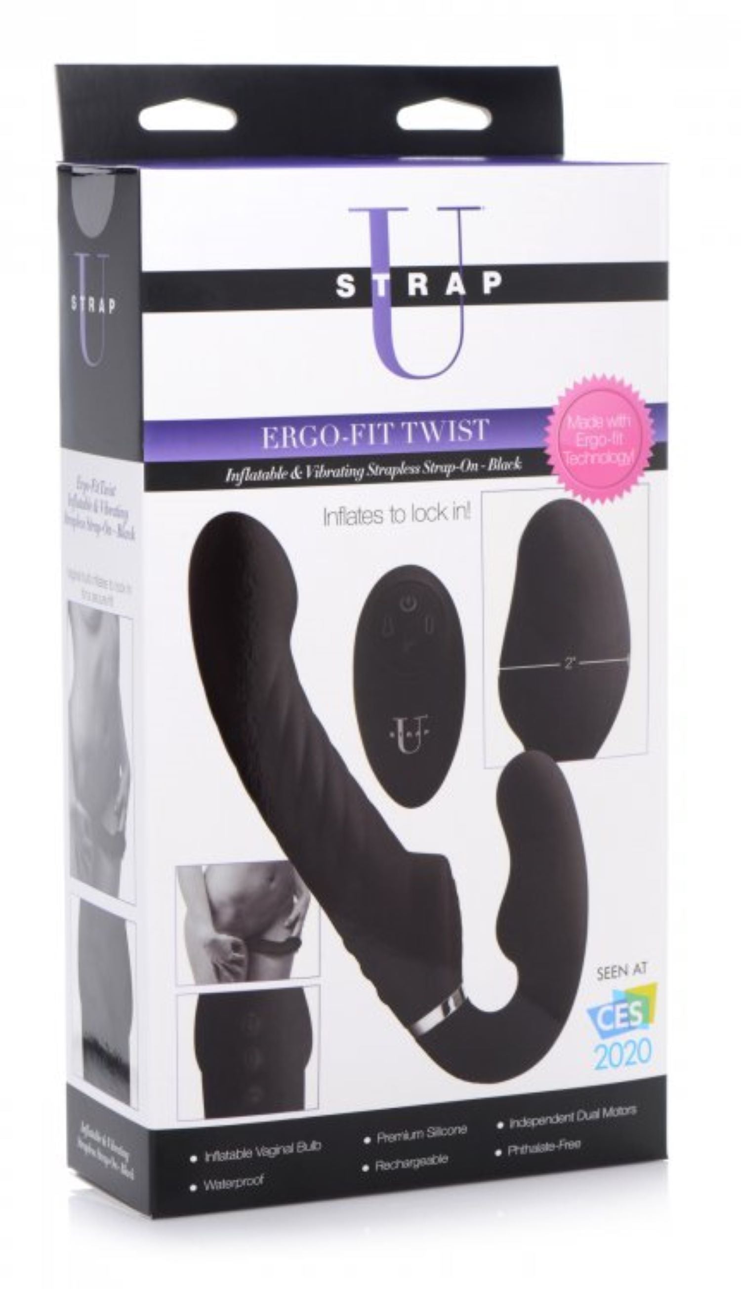 Swirl Vibrierender halterloser Strap-on