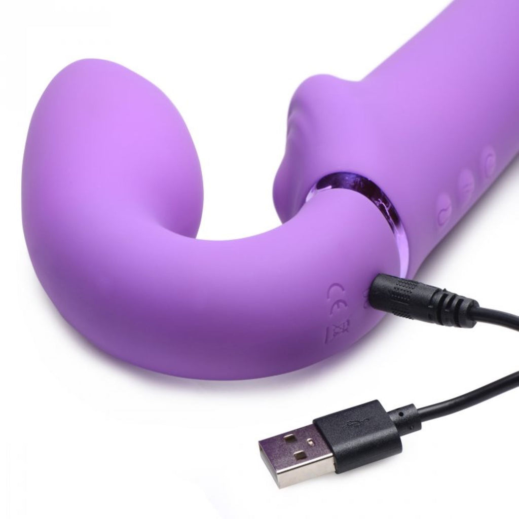 G-Pulse - Strapless Strap-On Vibrator mit Fernbedienung - Rosa