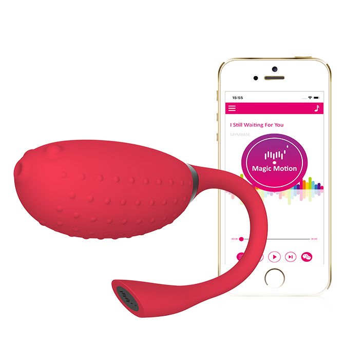 Magic Motion - Fugu Smart Wearable Vibrator - Rot