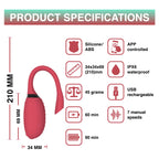 Magic Motion - Fugu Smart Wearable Vibrator - Rot
