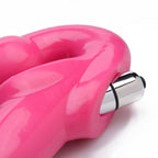 Revolver - Vibrierendes Strapless Strap-On XXL - Pink
