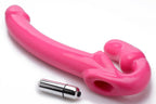 Revolver - Vibrierendes Strapless Strap-On XXL - Pink