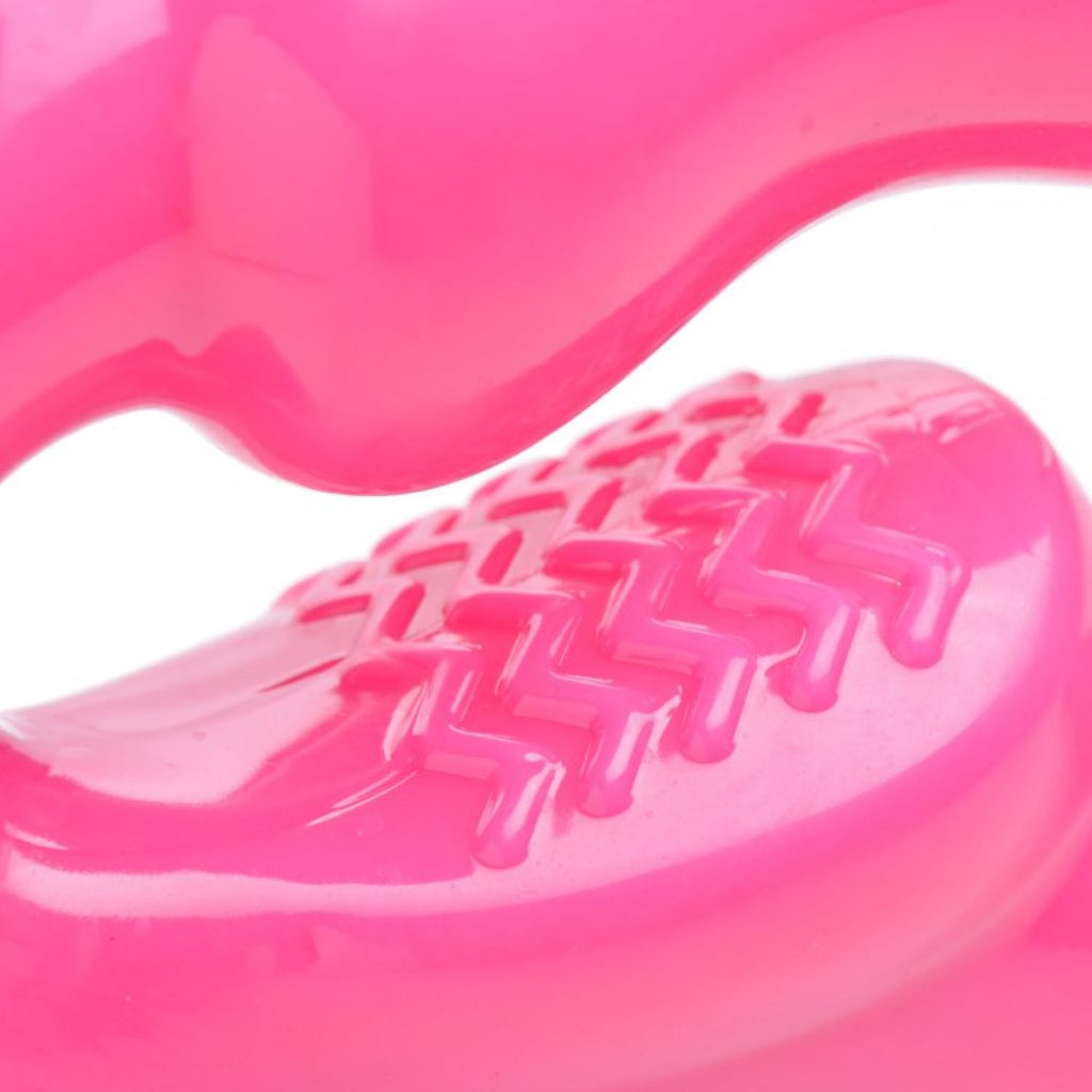 Revolver - Vibrierendes Strapless Strap-On XXL - Pink