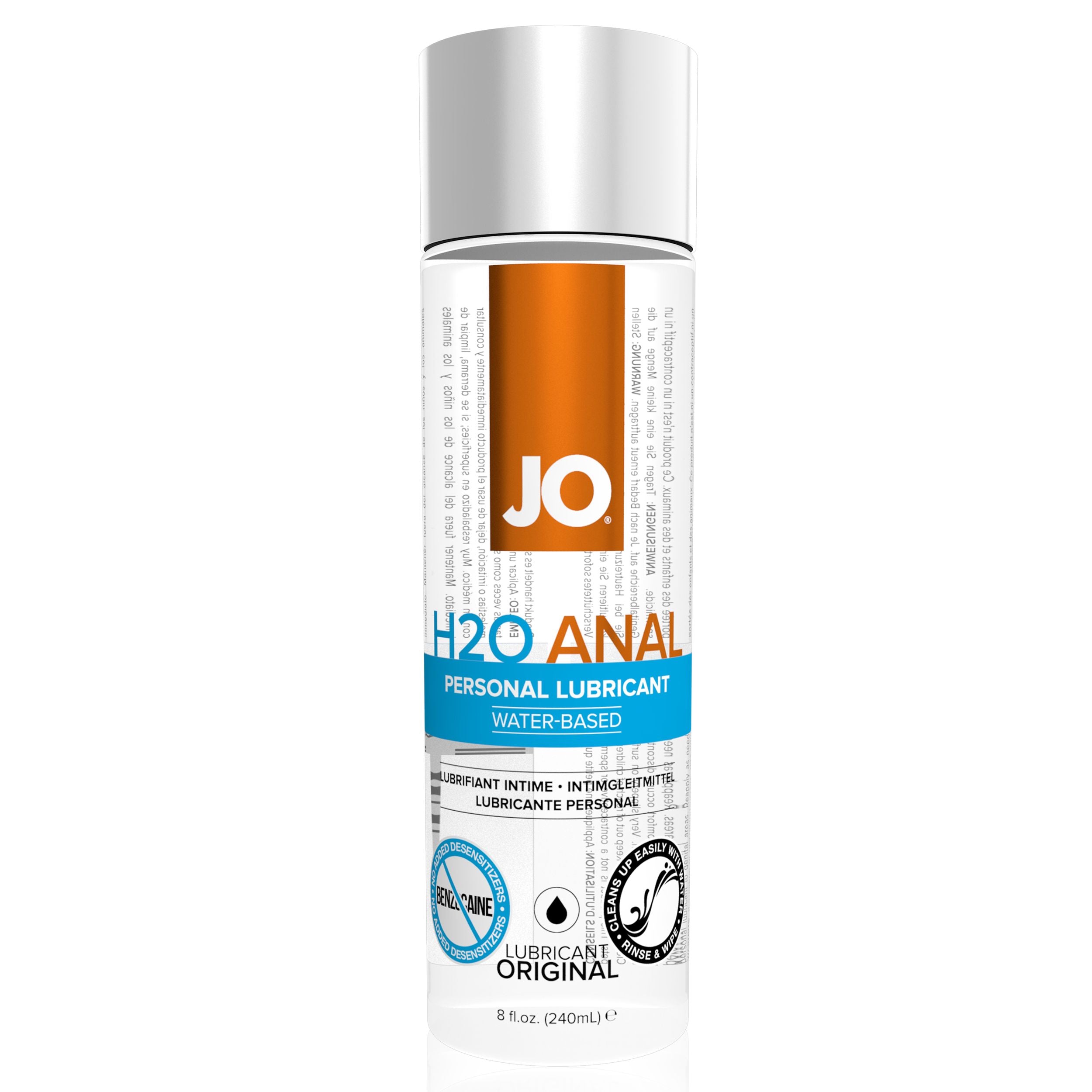JO - H2O Anal-Gleitmittel auf Wasserbasis - 240 ml