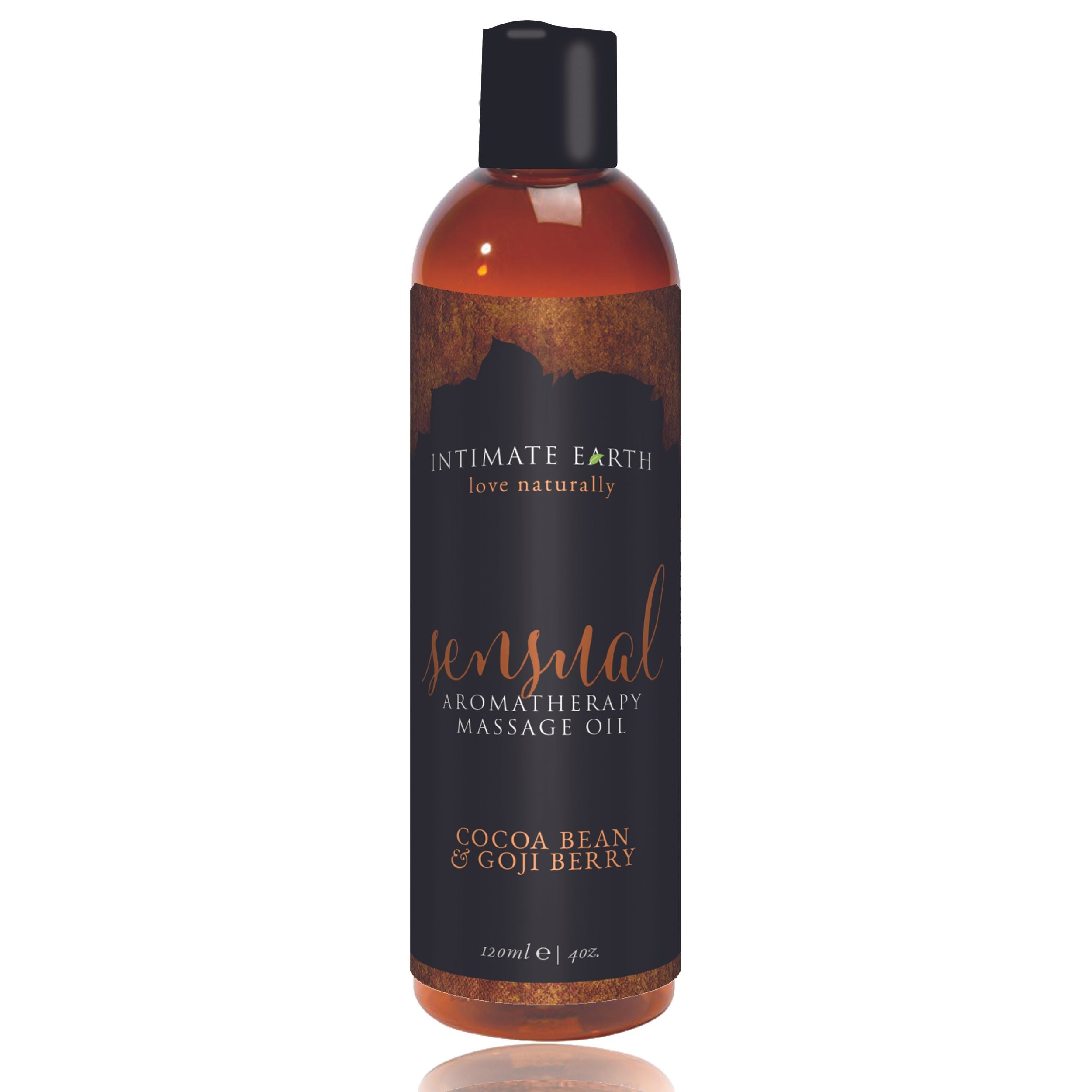 Intimate Earth - Sensual Massageolie Cacaoboon En Goji Bes - 120 ml