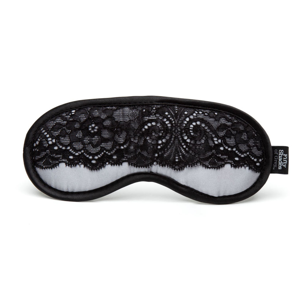 Fifty Shades Of Grey - Spitzen-Augenbinde aus Satin