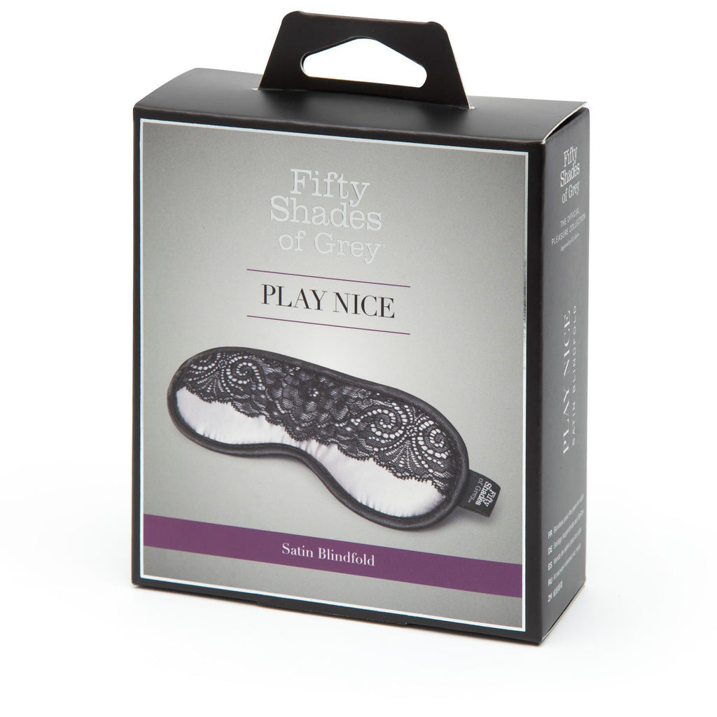 Fifty Shades Of Grey - Spitzen-Augenbinde aus Satin