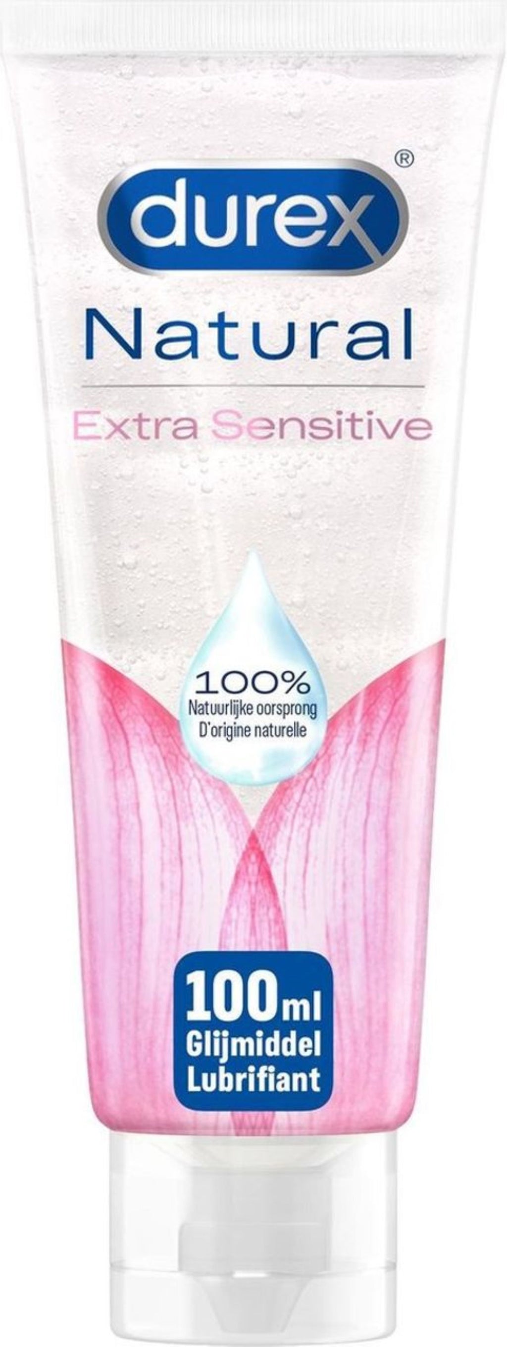 Durex Gleitgel Natural Extra Sensitive - wasserbasiert für empfindlichste Haut - 100 ml