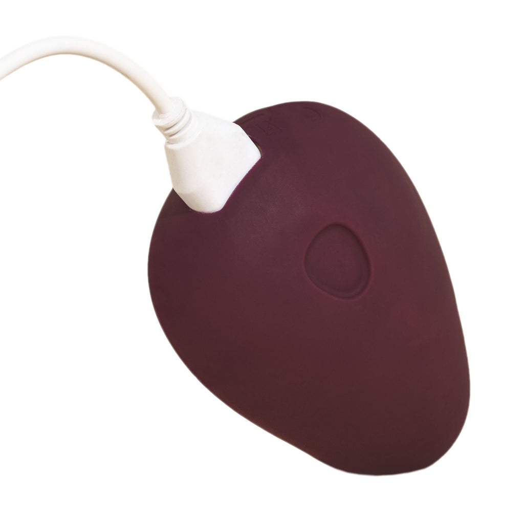 Dame Products - Pom Flexibler Vibrator - Dunkelrot