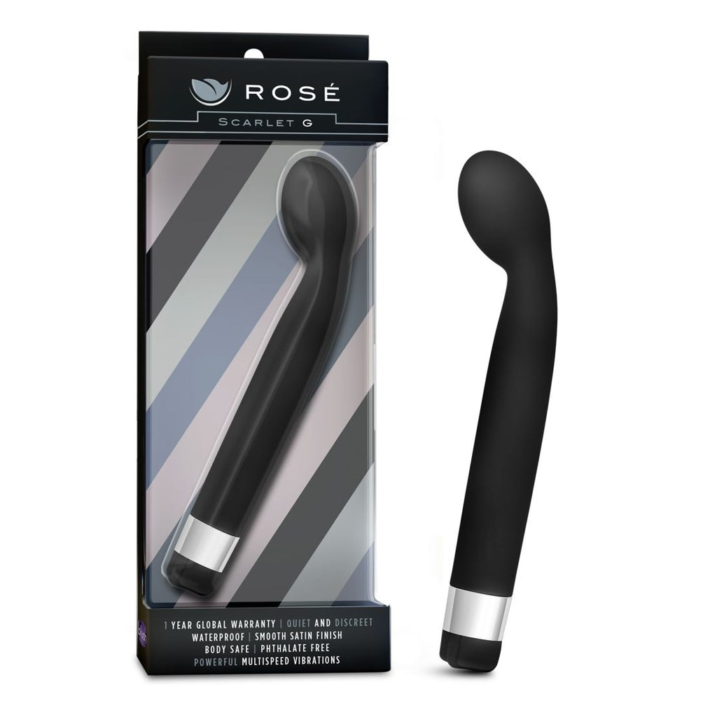 Rose - Scarlet G-Punkt-Vibrator - Schwarz