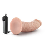 Dr. Skin - Realistischer Vibrator mit Saugnapf und Fernbedienung - 20 cm Vanilla