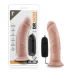 Dr. Skin - Realistischer Vibrator mit Saugnapf und Fernbedienung - 20 cm Vanilla
