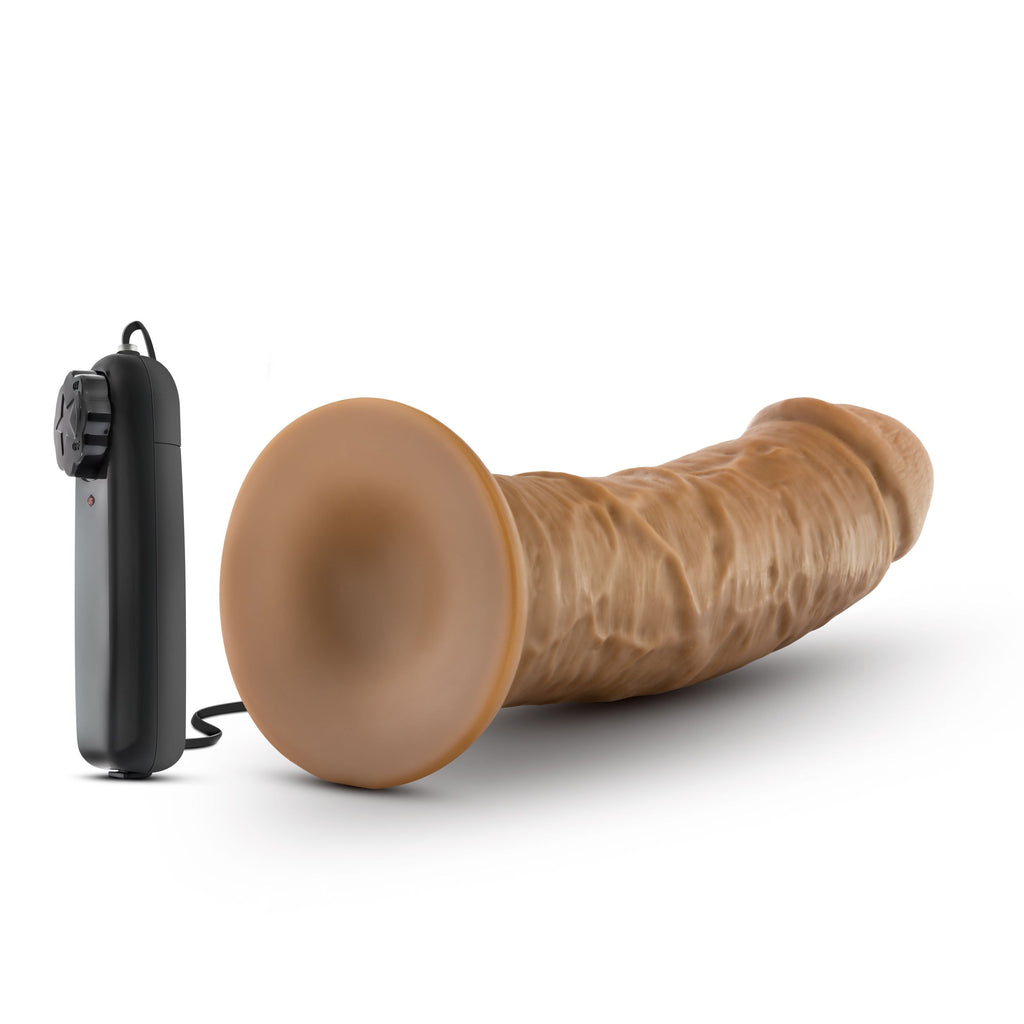 Dr. Skin - Realistischer Vibrator mit Saugnapf und Fernbedienung - 20 cm Vanilla