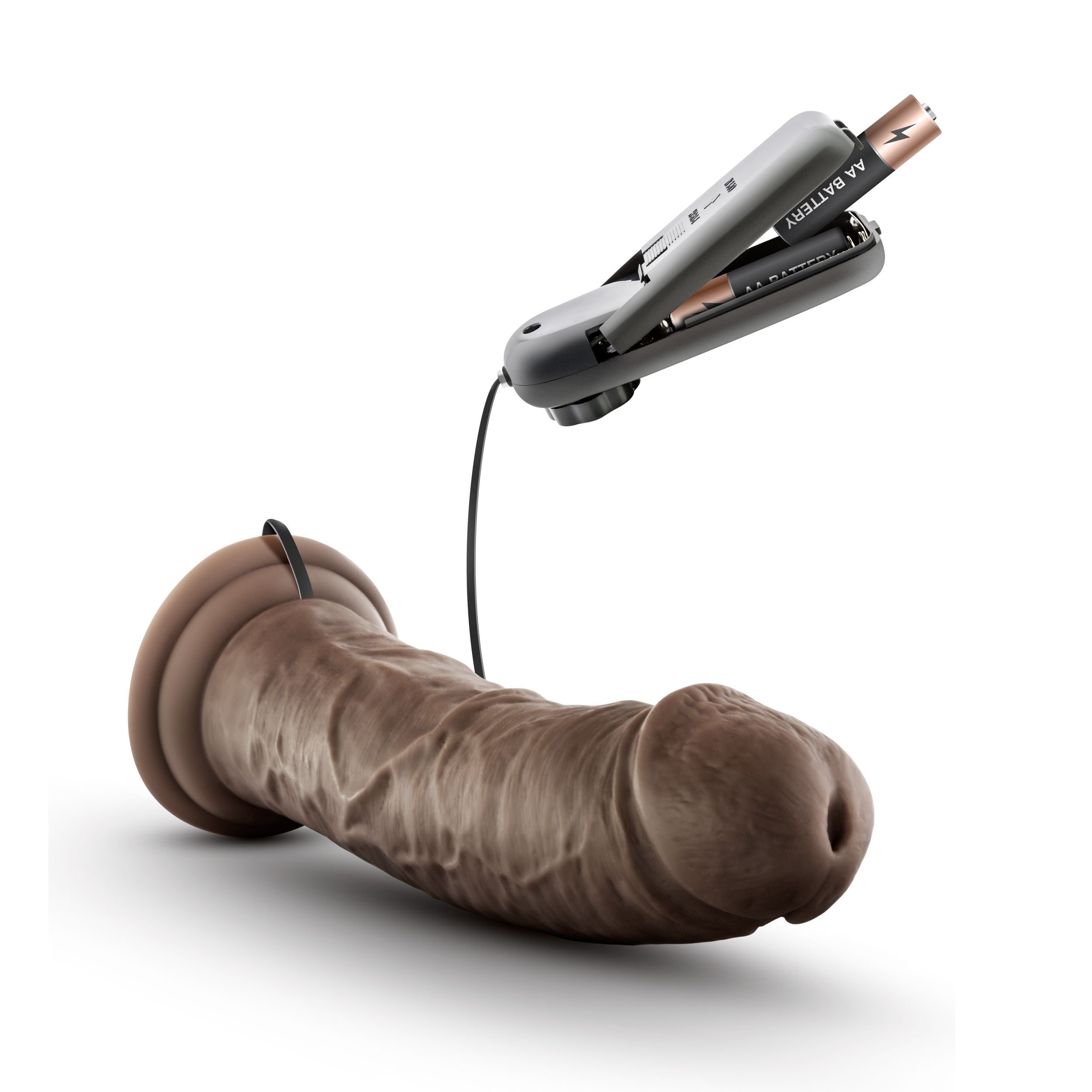 Dr. Skin - Realistischer Vibrator mit Saugnapf und Fernbedienung - 20 cm Vanilla