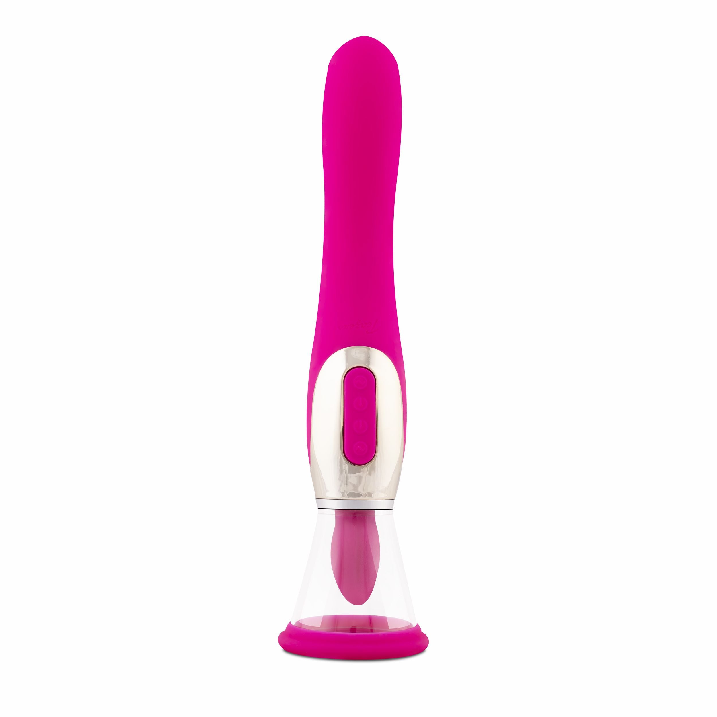 Teazers - Pleasure Pump mit G-Spot-Vibrator - Rosa