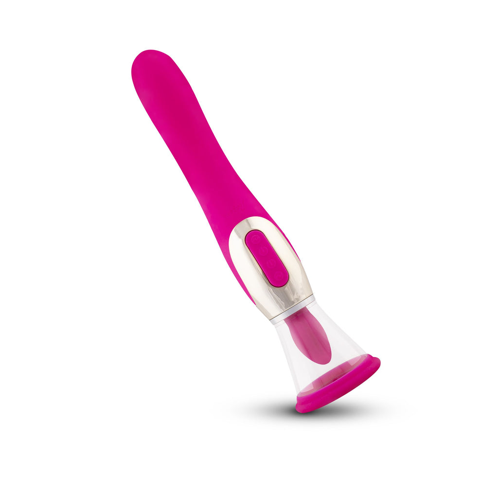 Teazers - Pleasure Pump mit G-Spot-Vibrator - Rosa