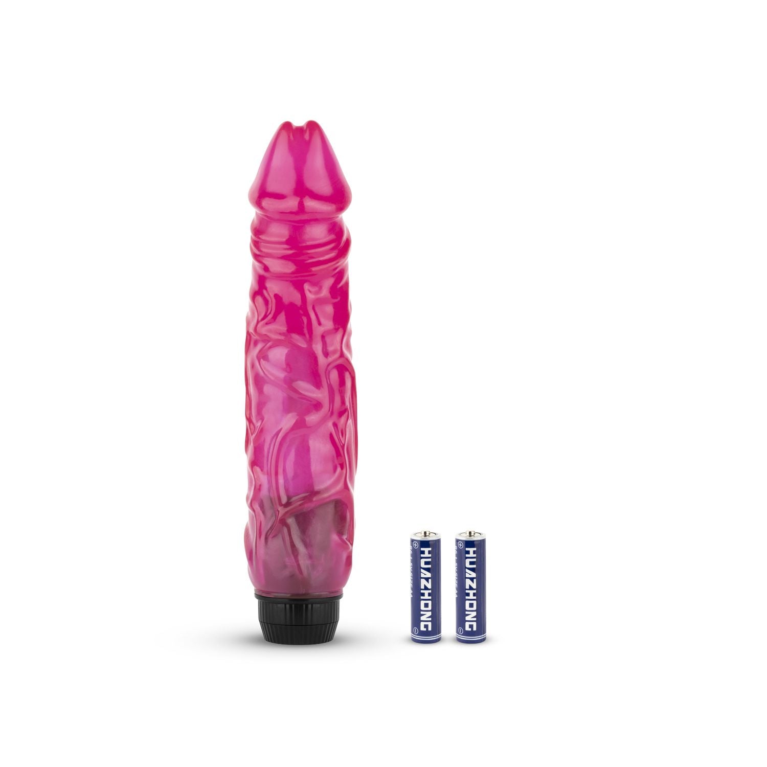 Jelly Supreme - Realistischer Vibrator Pink/Glitzer - 24 cm