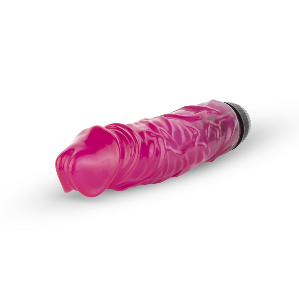 Jelly Supreme - Realistischer Vibrator Pink/Glitzer - 24 cm