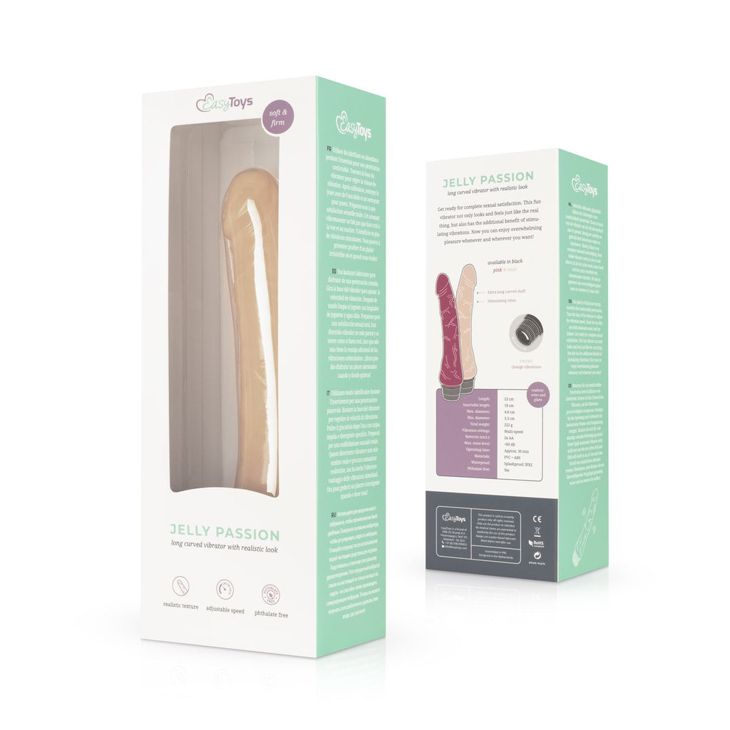 Jelly Passion - Realistischer Vibrator - Pink
