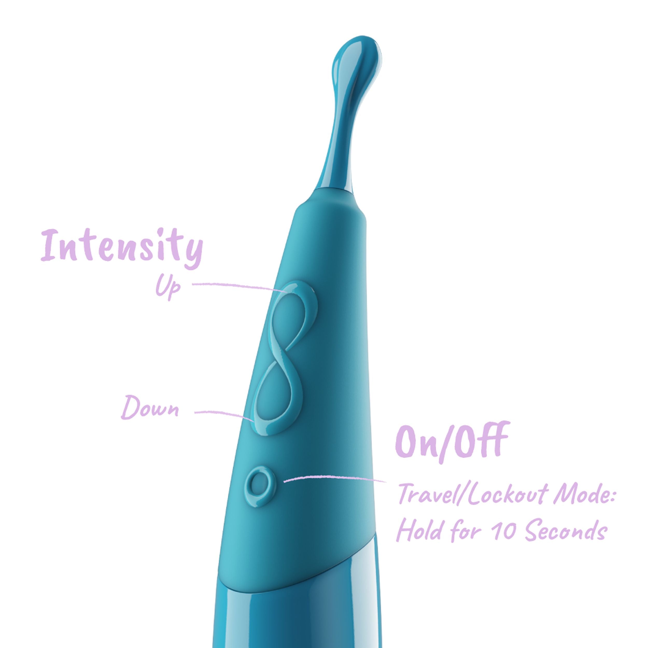Zumio - I Spirotip Klitoris-Stimulator - Aqua