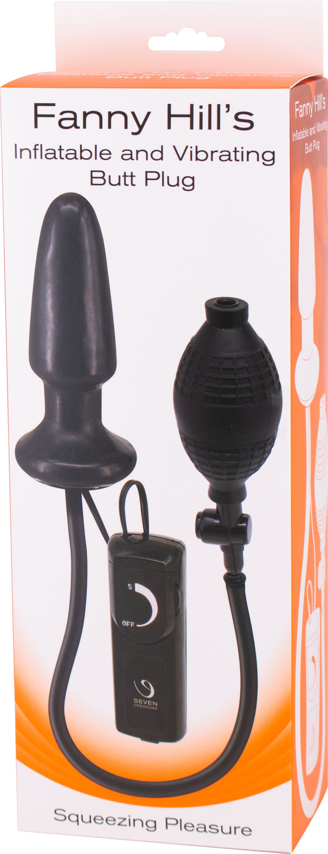 Fanny Hill's - Aufblasbarer Buttplug mit Vibration und Fernbedienung
