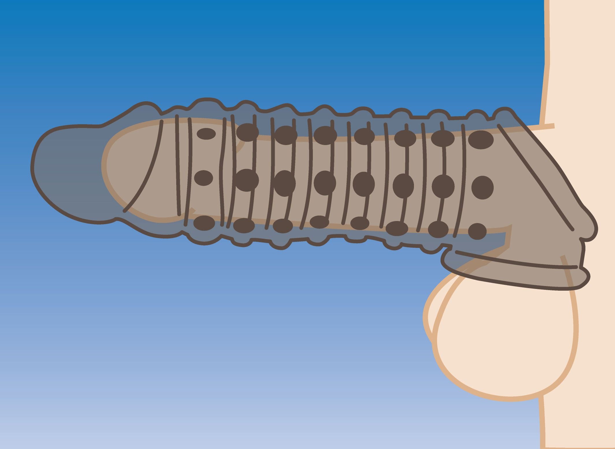 Size Matters - Penis-Verlängerungshülse - Transparent