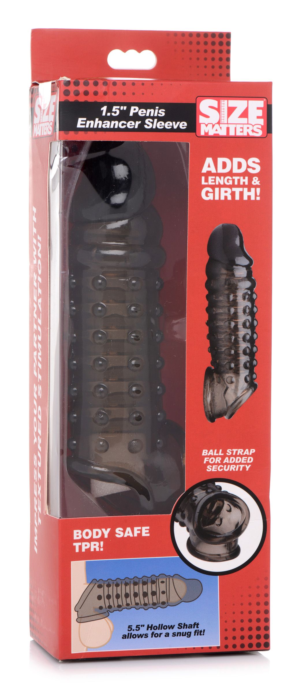 Size Matters - Penis-Verlängerungshülse - Transparent