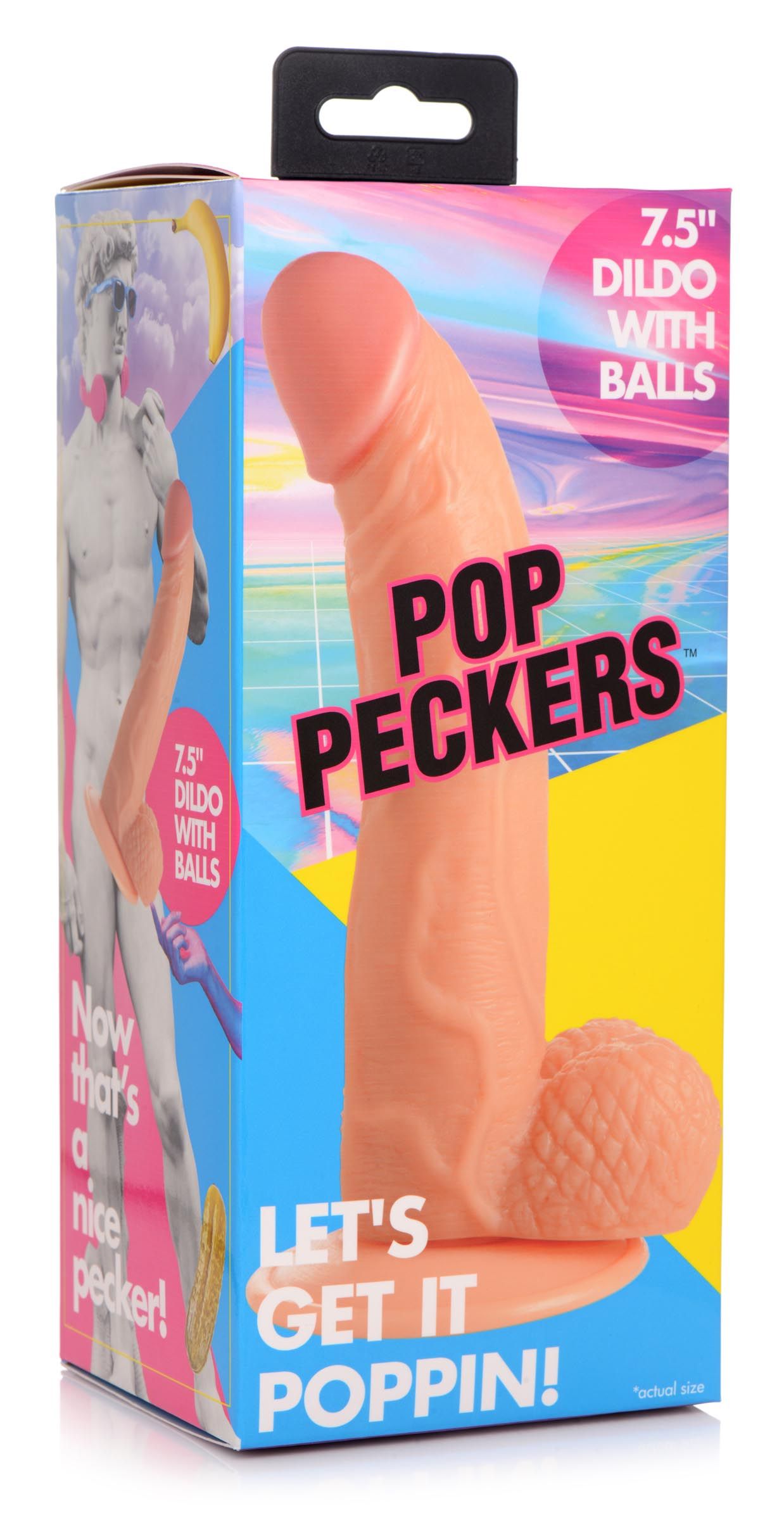 Poppin Dildo 19 cm - Blau